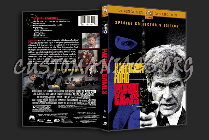 Patriot Games dvd cover
