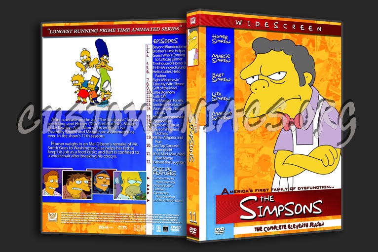 The Simpsons dvd cover