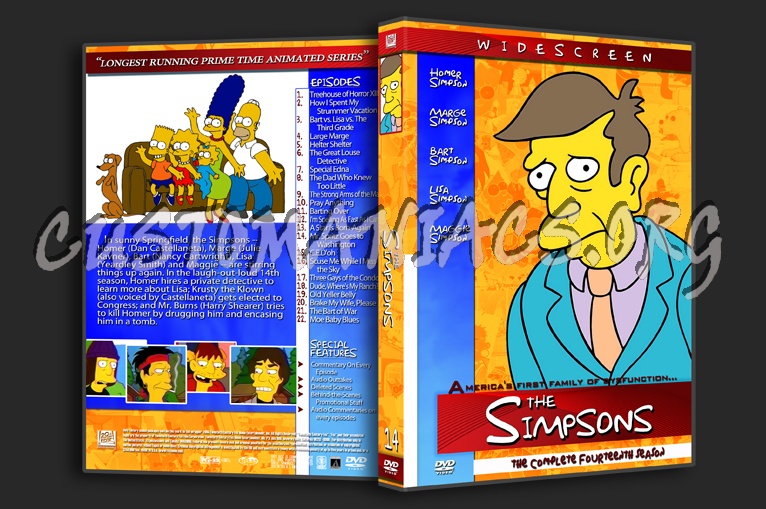 The Simpsons dvd cover