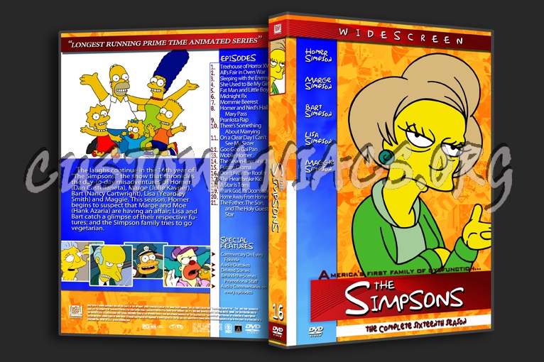 The Simpsons dvd cover