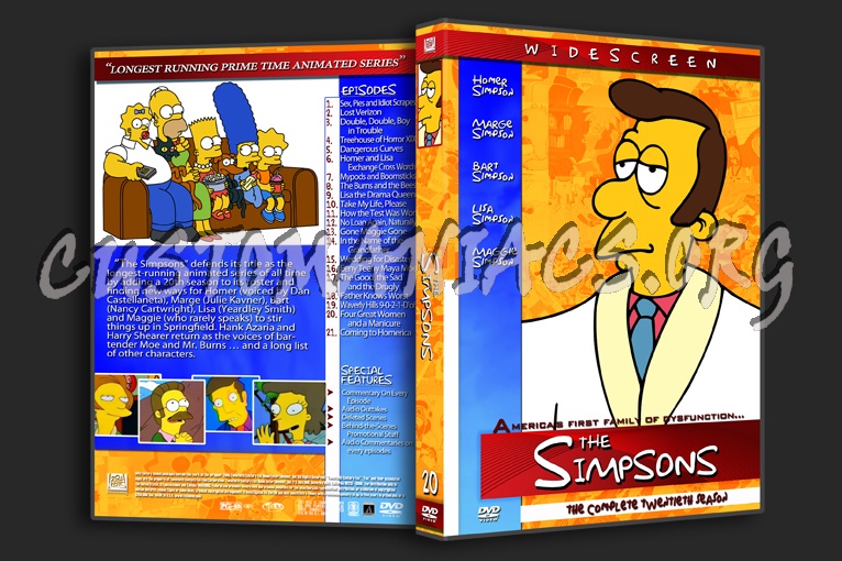 The Simpsons dvd cover