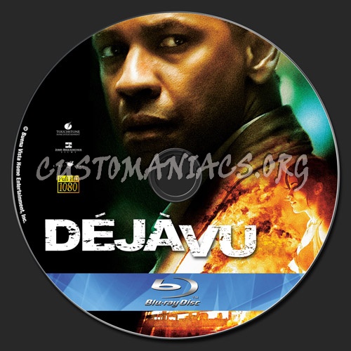 Deja vu blu-ray label