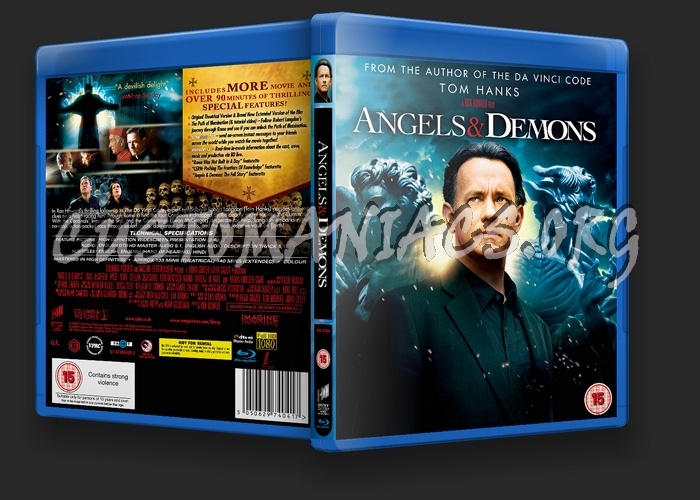 Angels and Demons blu-ray cover