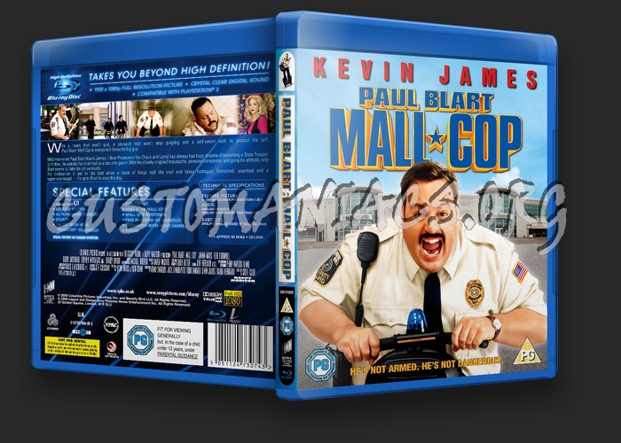 Paul Blart: Mall Cop blu-ray cover