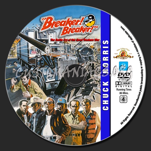 Chuck Norris Collection - Breaker Breaker dvd label