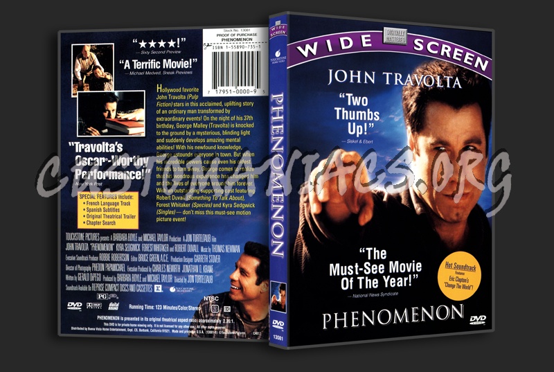 Phenomenon dvd cover