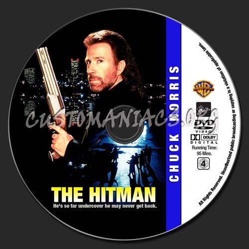Chuck Norris Collection - The Hitman dvd label