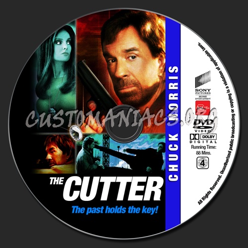 Chuck Norris Collection - The Cutter dvd label