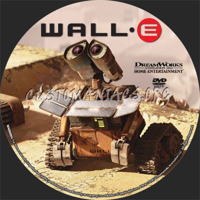 Wall-E dvd label