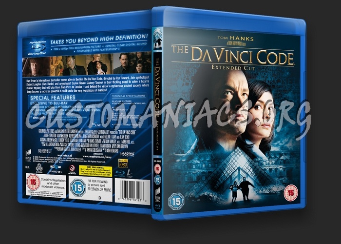 The Da Vinci Code blu-ray cover