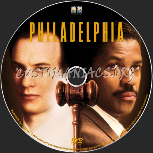 Philadelphia dvd label