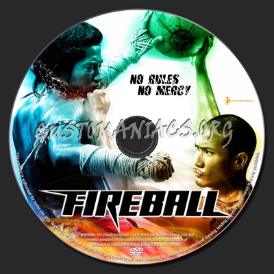 Fireball dvd label