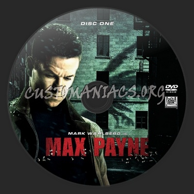 Max Payne Special Unrated Edition dvd label