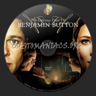 The Curious Case of Benjamin Button dvd label