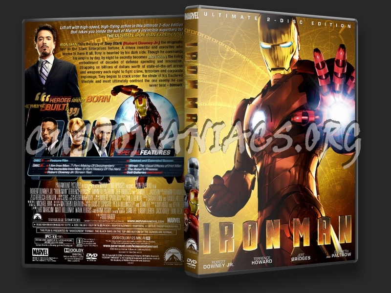 Iron Man: Ultimate Edition dvd cover