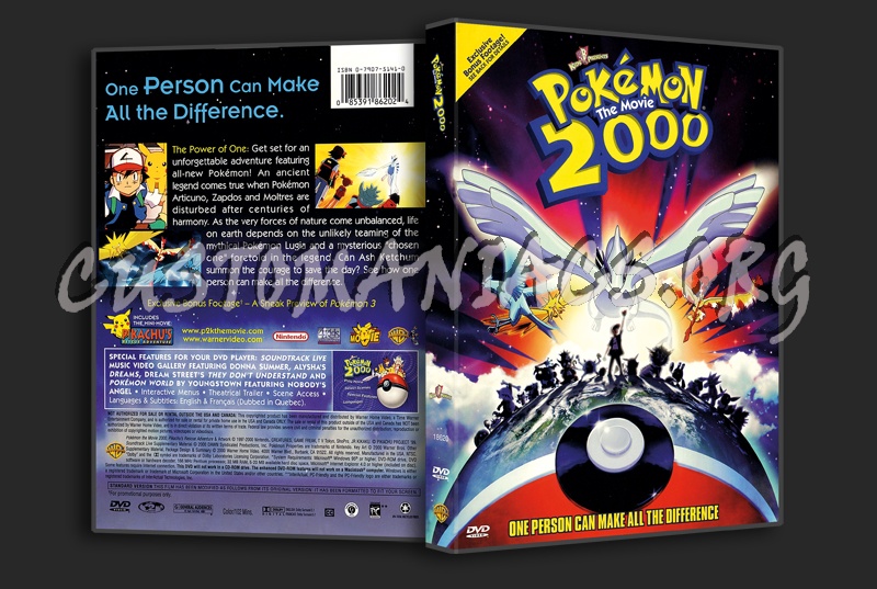 Pokemon 2000 The Movie dvd cover