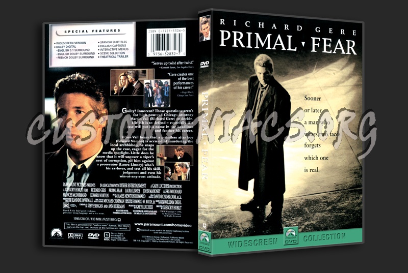 Primal Fear dvd cover