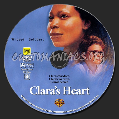 Clara's Heart dvd label