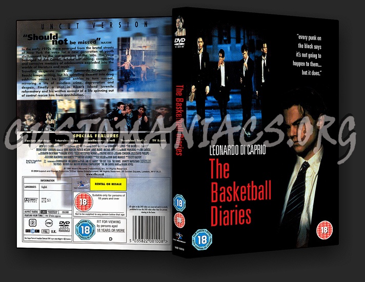 Basketball Diaries, The dvd cover