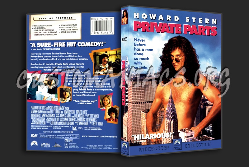 Private Parts dvd cover