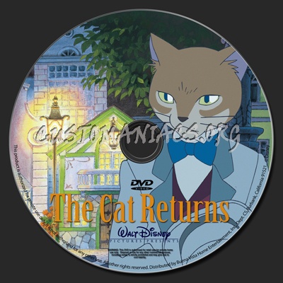 The Cat Returns dvd label