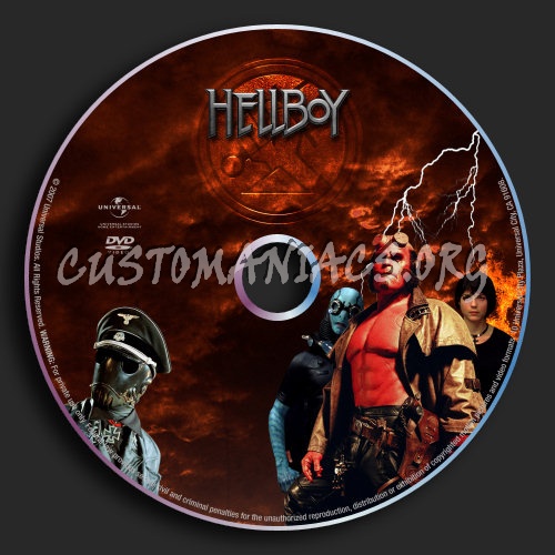 Hellboy : Hellboy & Golden Army Multi dvd label
