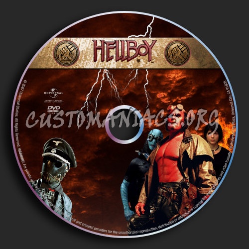 Hellboy : Hellboy 2 Multi dvd label