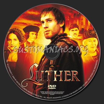 Luther dvd label