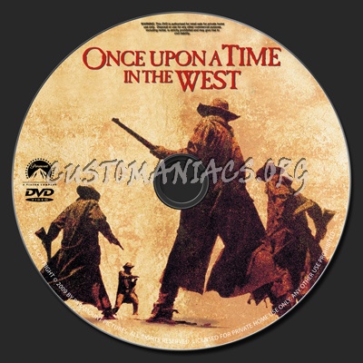 Once Upon A Time In The West dvd label