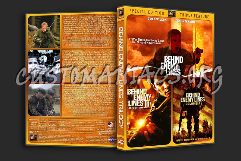Behind Enemy Lines Trilogy dvd cover