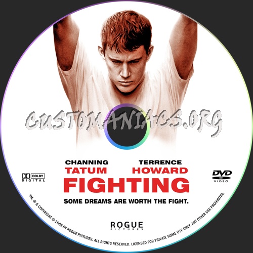 Fighting dvd label