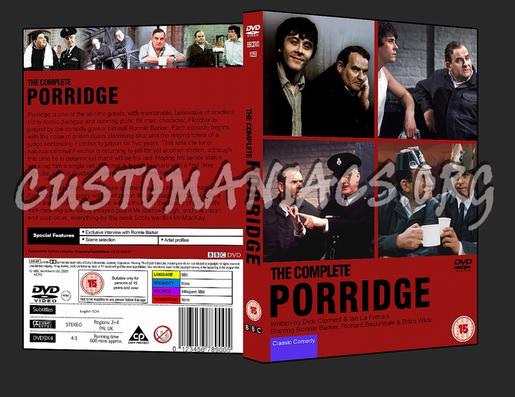 The Complete Porridge dvd cover