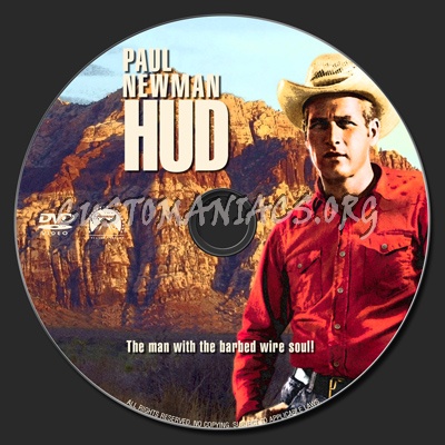 Hud dvd label
