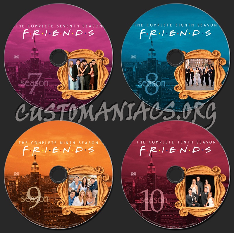 Friends dvd label