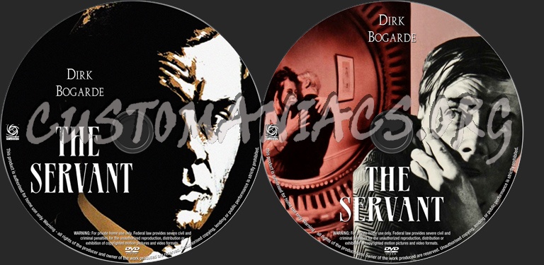 The Servant dvd label