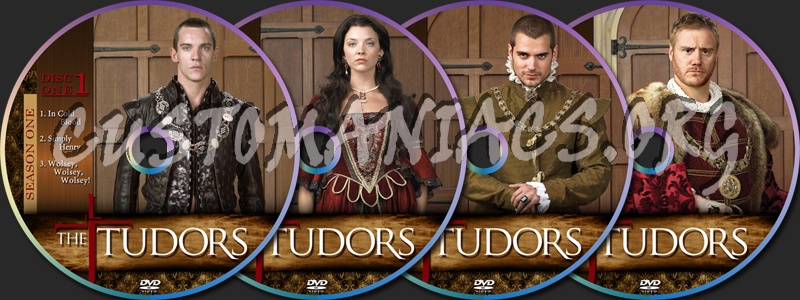 The Tudors Season One dvd label