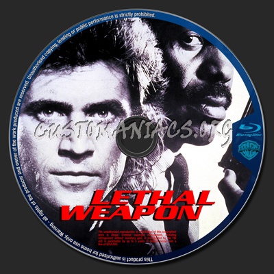 Lethal Weapon blu-ray label