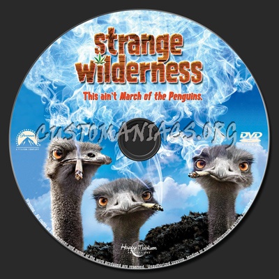 Strange Wilderness dvd label
