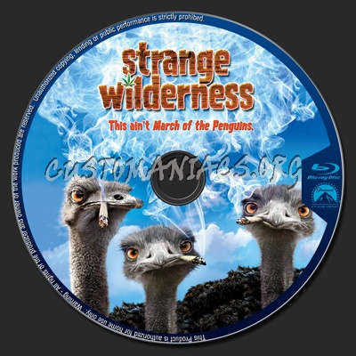 Strange Wilderness blu-ray label
