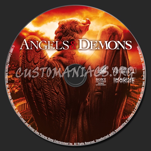 Angels & Demons dvd label