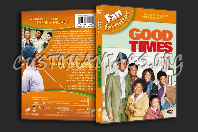 Fan Favorites: Good Times dvd cover