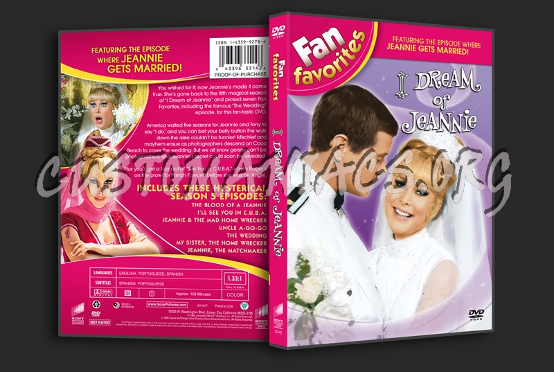 Fan Favorites: I Dream of Jeannie dvd cover
