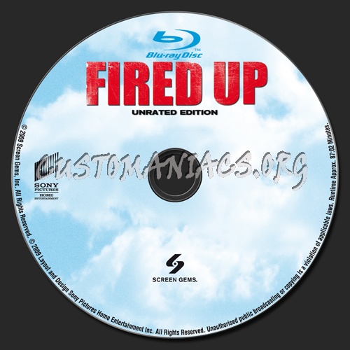 Fired Up blu-ray label