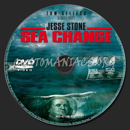Jesse Stone Sea Change dvd label