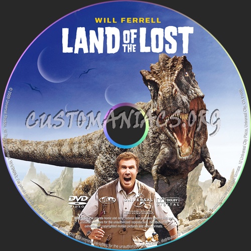 Land Of The Lost dvd label