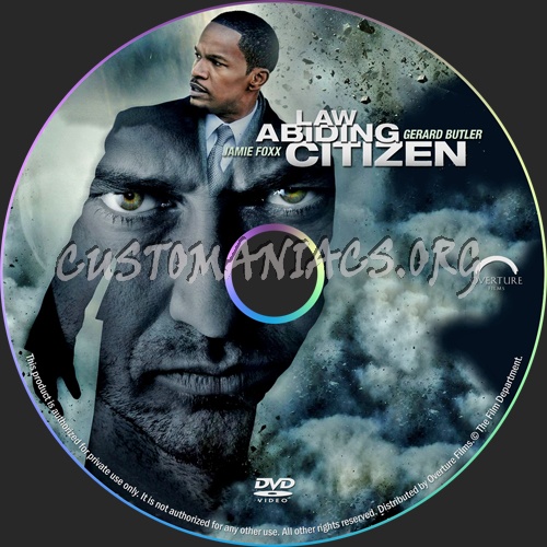 Law Abiding Citizen dvd label