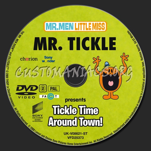 Mr. Tickle dvd label