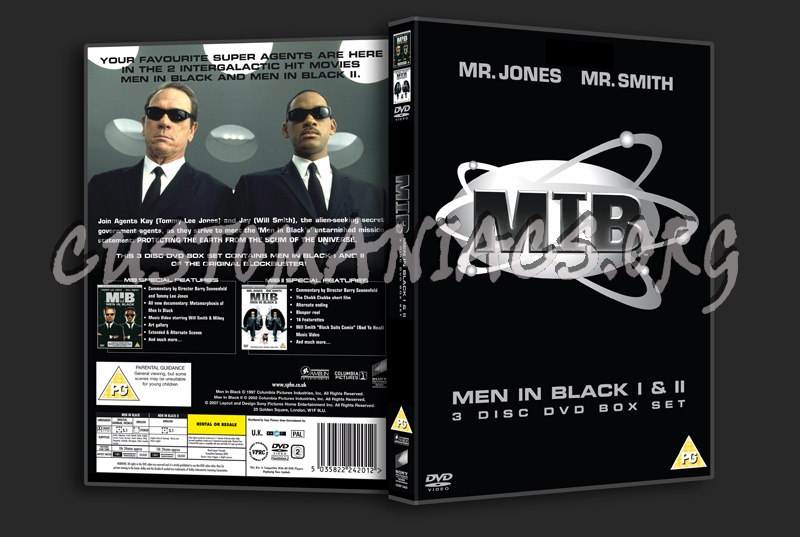Men in Black 1&2 dvd cover