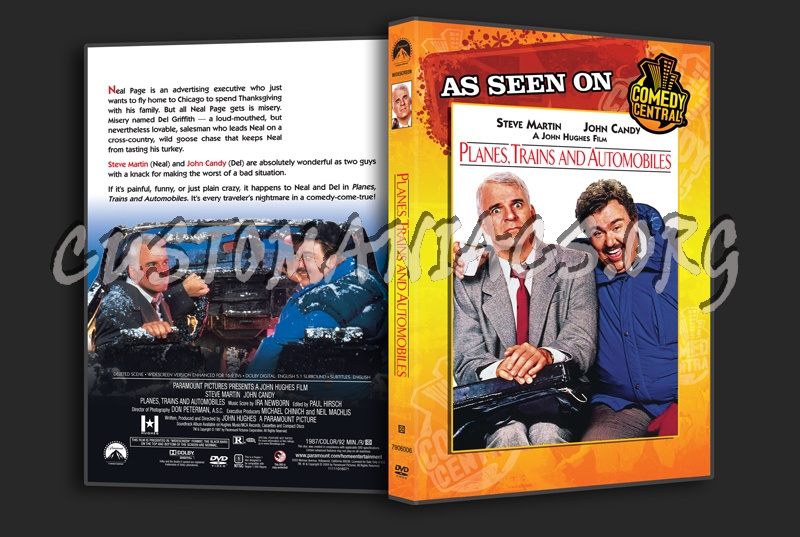 Planes, Trains and Automobiles dvd cover