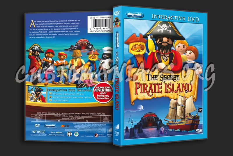Playmobil: The Secret of Pirate Island dvd cover